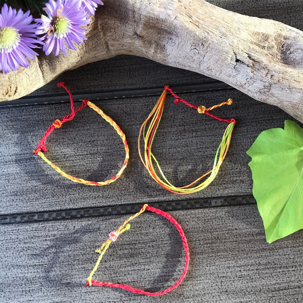 🍇🌿Handmade Adjustable Bracelet Set🌿🍇 - Picture 2 of 6
